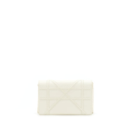 Dior Diorama Wallet On Chain White With White Hardware Rovelle Bags