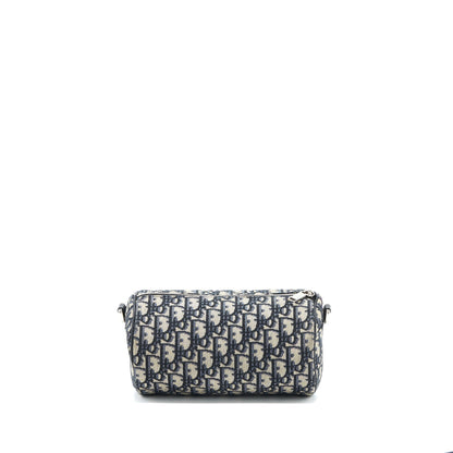 Dior Roller Messenger Purse Blue Oblique Jacquard Rovelle Bags