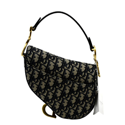CHRISTIAN DIOR Saddle Mini Oblique Jacquard Crossbody Bag Multicolor Rovelle Bags