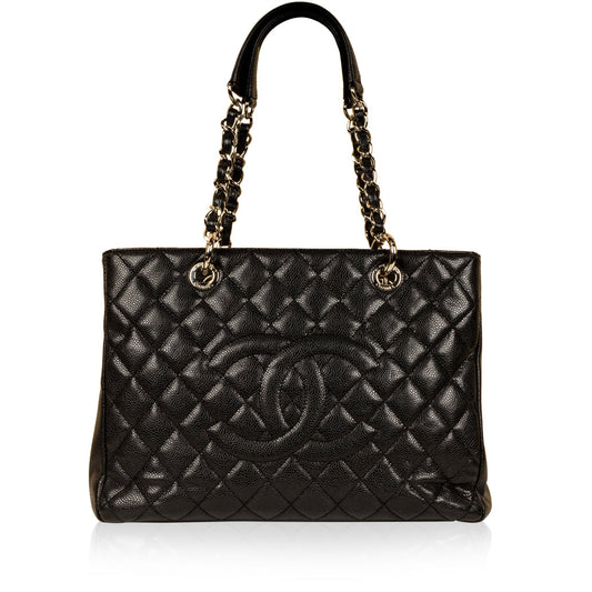 Chanel Timeless Caviar Black Tote Bag Style 35 Rovelle Bags