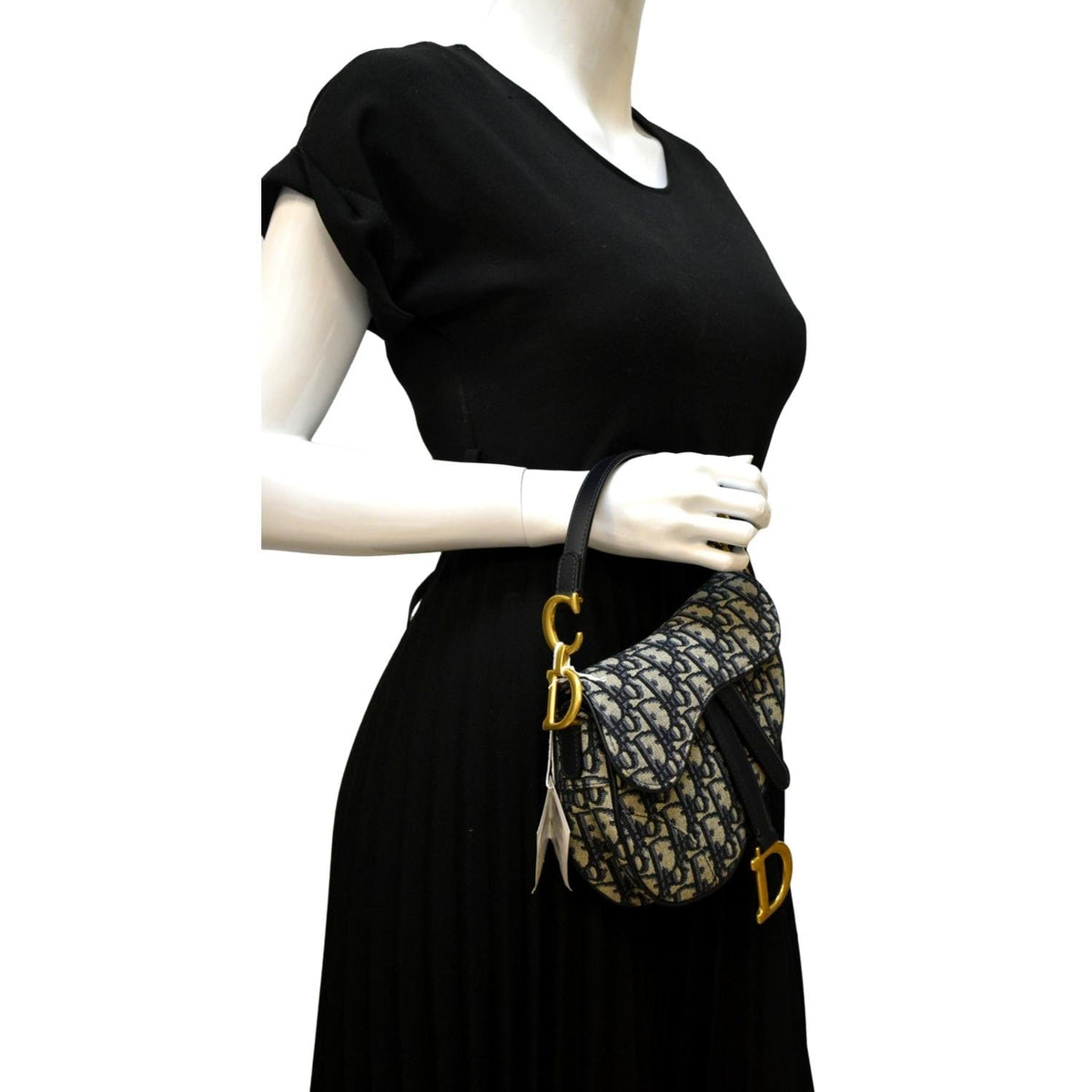 CHRISTIAN DIOR Saddle Mini Oblique Jacquard Crossbody Bag Multicolor Rovelle Bags