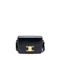 Celine Teen Triomphe Purse In Shiny Calfskin Black