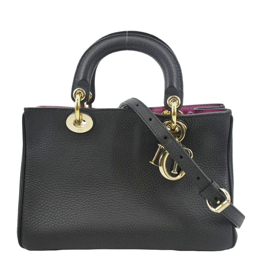 CHRISTIAN DIOR Diorissimo Leather Tote Bag Black Rovelle Bags