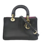 CHRISTIAN DIOR Diorissimo Leather Tote Bag Black Rovelle Bags