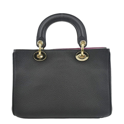CHRISTIAN DIOR Diorissimo Leather Tote Bag Black Rovelle Bags