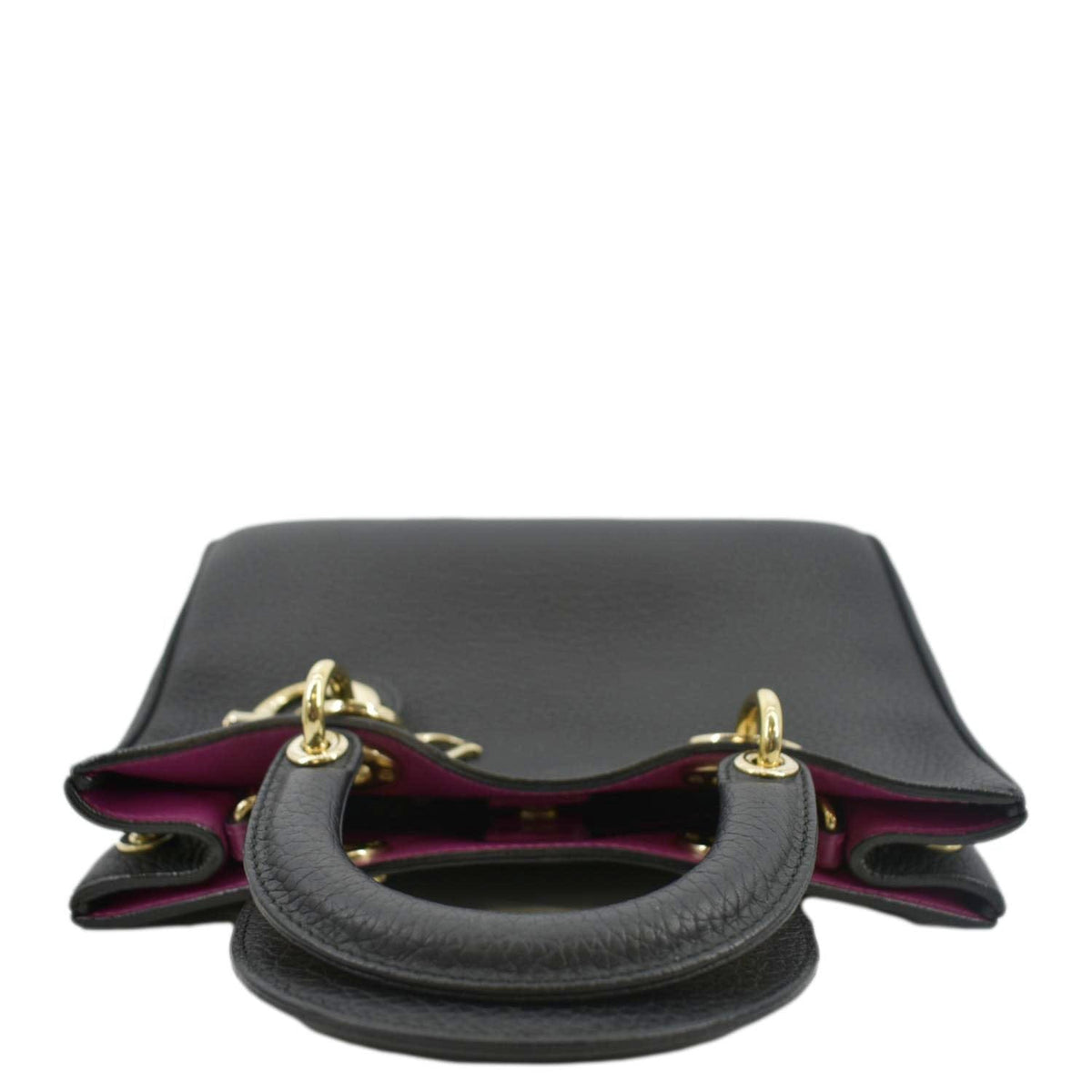 CHRISTIAN DIOR Diorissimo Leather Tote Bag Black Rovelle Bags