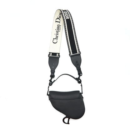 Dior Mini Saddle Calfskin So Black With An Extra Shoulder Strap Rovelle Bags