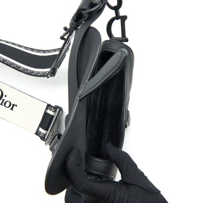 Dior Mini Saddle Calfskin So Black With An Extra Shoulder Strap Rovelle Bags