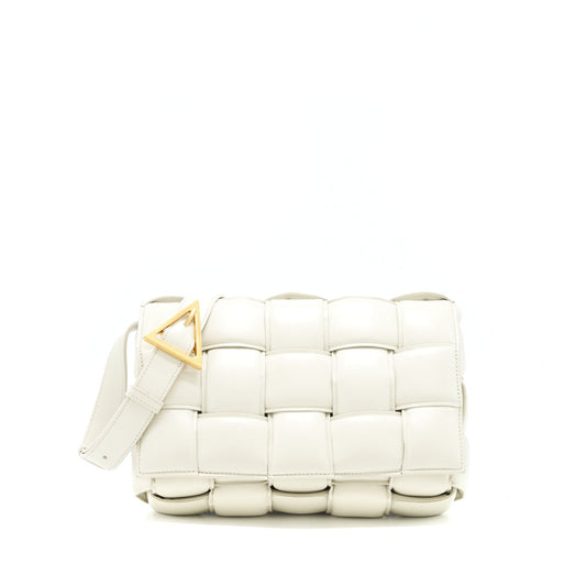 bottega Veneta Padded Cassette Chalk