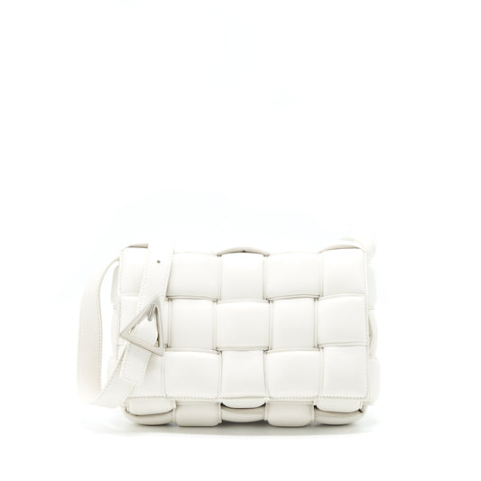 Bottega Veneta Padded Cassette Purse White