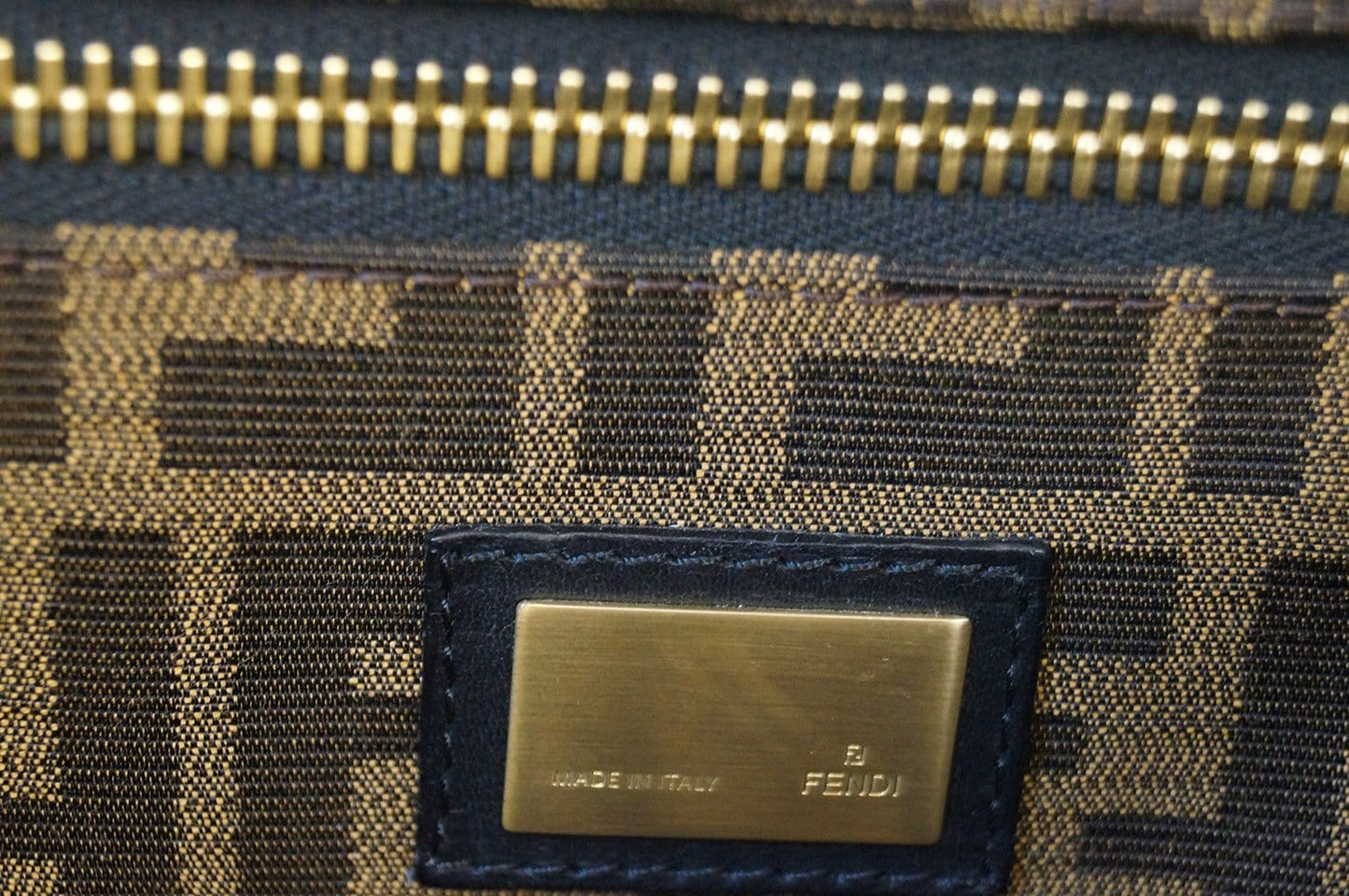 Fendi Peekaboo Leather Brown Handbag Rovelle Bags