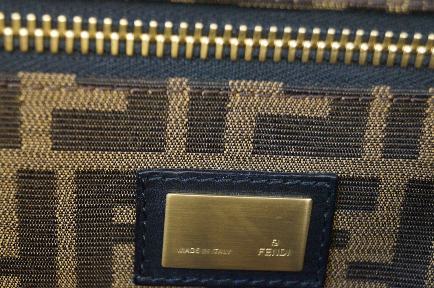 Fendi Peekaboo Leather Brown Handbag Rovelle Bags