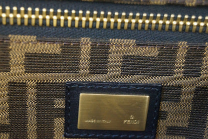 Fendi Peekaboo Leather Brown Handbag Rovelle Bags