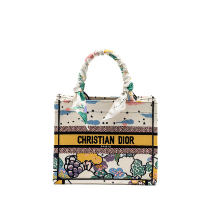 Dior Small dior book tote canvas multicolor Rovelle Bags
