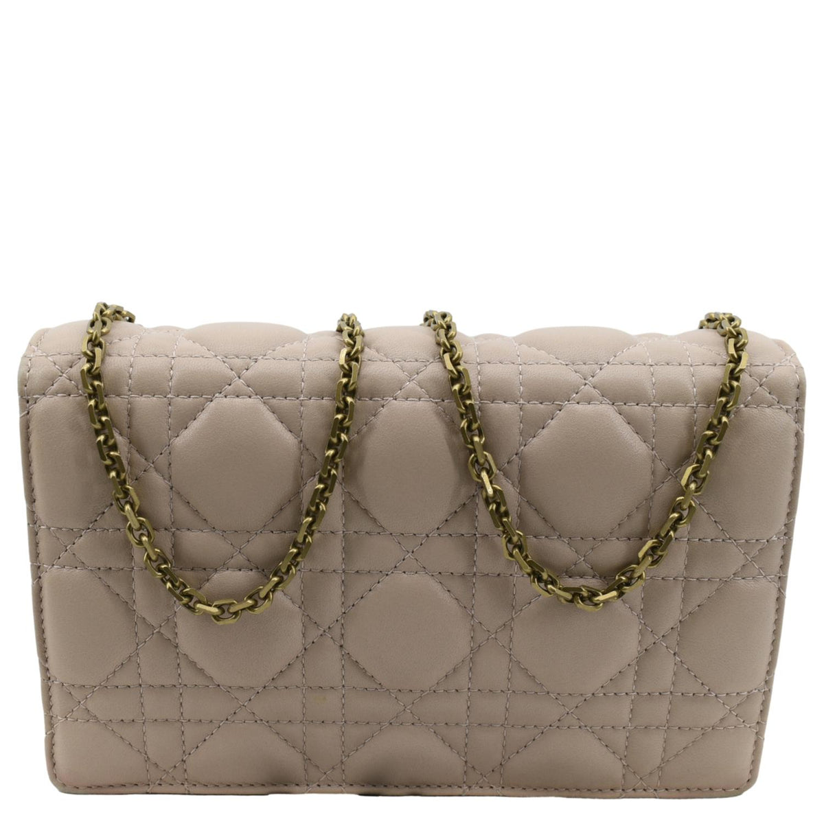 CHRISTIAN DIOR Dioraddict Quilted Lambskin Leather Crossbody Bag Dusty Pink Rovelle Bags