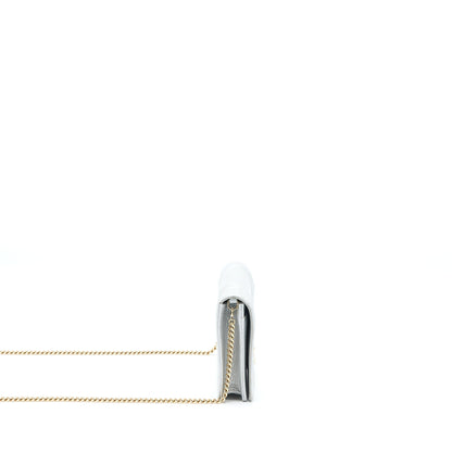 Dior Diorama Wallet on Chain Calfskin Silver Rovelle Bags