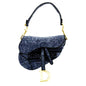 CHRISTIAN DIOR Saddle Denim Shoulder Bag Blue Rovelle Bags