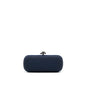 Bottega Veneta Knot Clutch in Navy with Ruthenium Hardware
