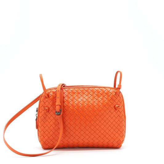 Bottega Veneta Zippy Crossbody Purse Orange