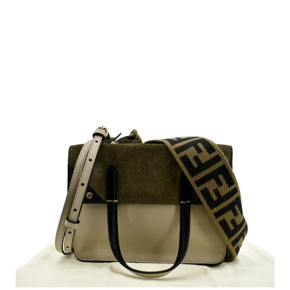Fendi Mini Leather Red Crossbody Leather Rovelle Bags