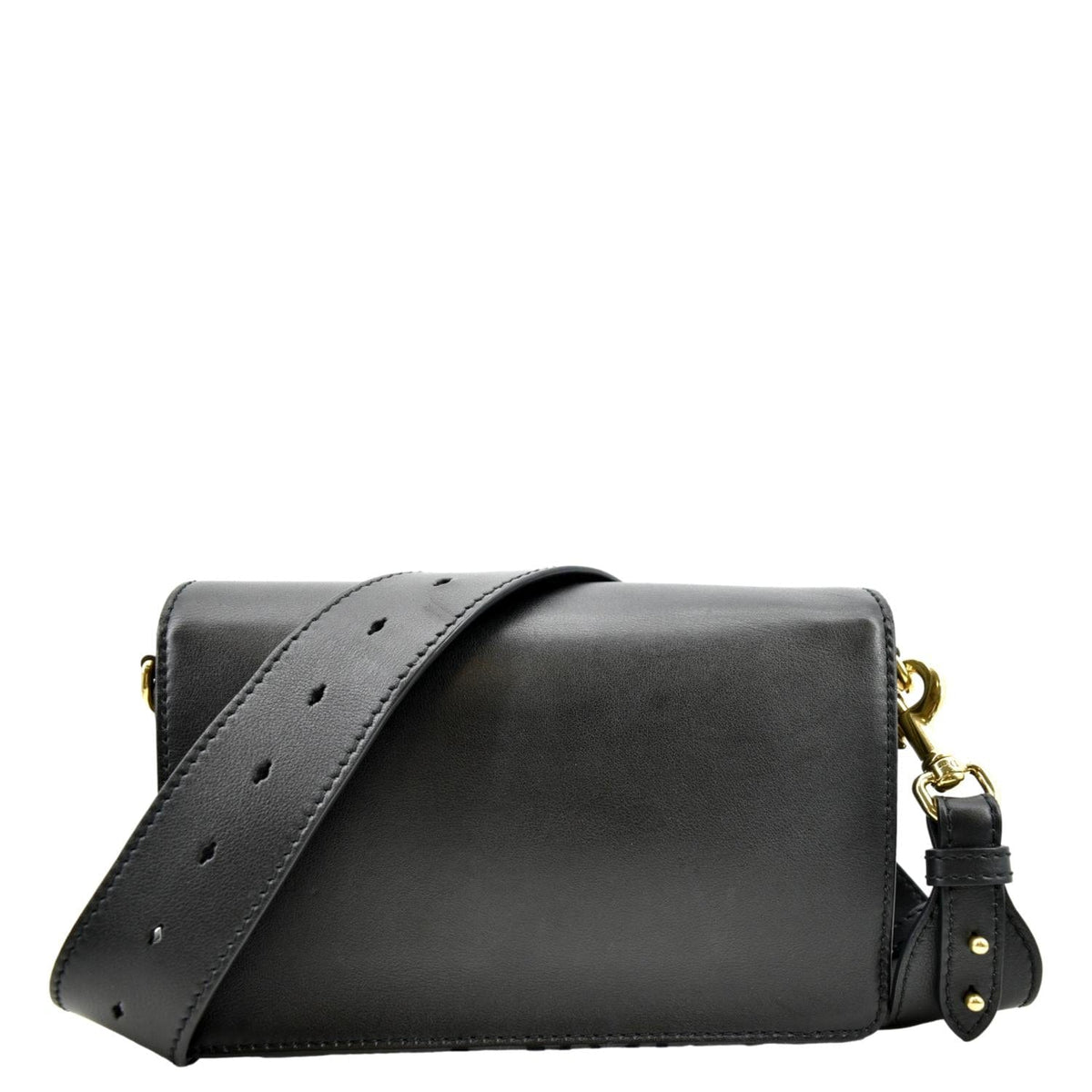 CHRISTIAN DIOR Dio(r)evolution Flap Calfskin Crossbody Bag Black Rovelle Bags
