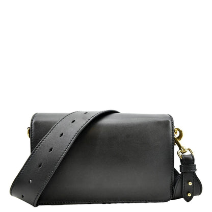 CHRISTIAN DIOR Dio(r)evolution Flap Calfskin Crossbody Bag Black Rovelle Bags