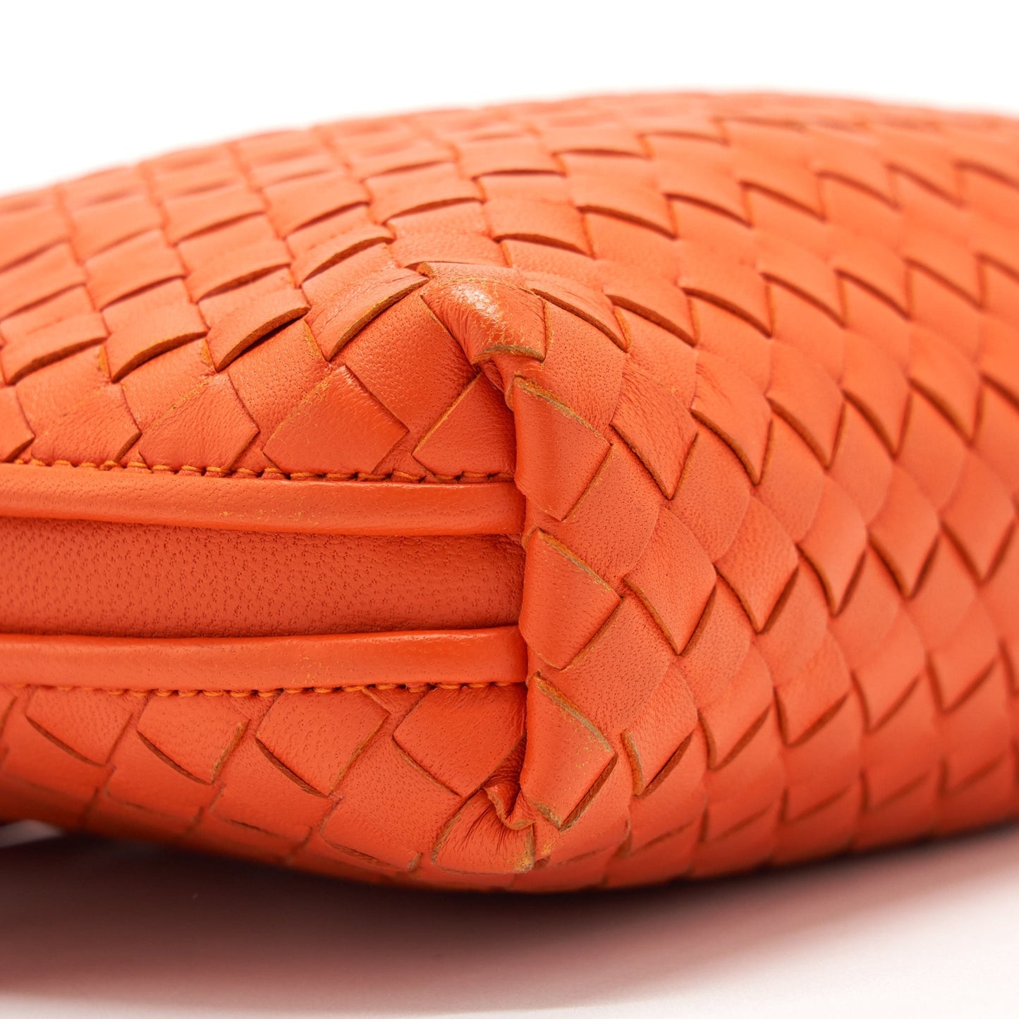 Bottega Veneta Zippy Crossbody Purse Orange