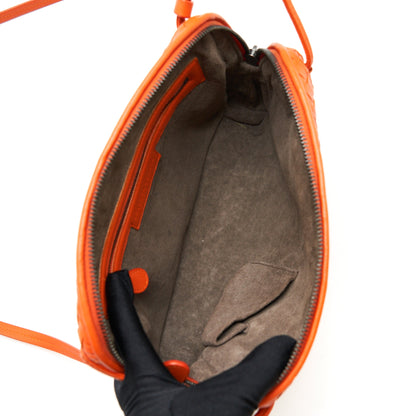 Bottega Veneta Zippy Crossbody Purse Orange
