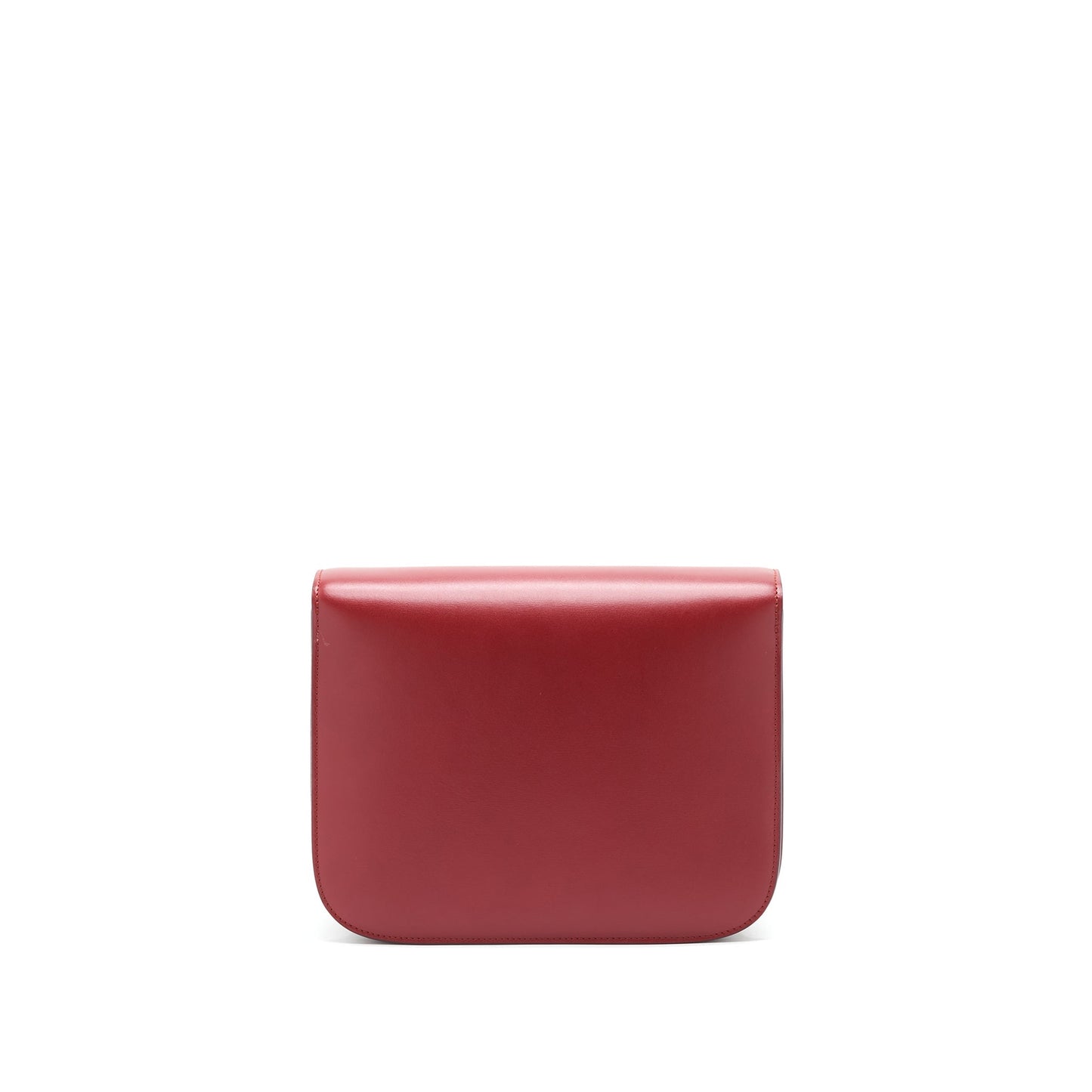 Celine Medium Classic Box Purse red