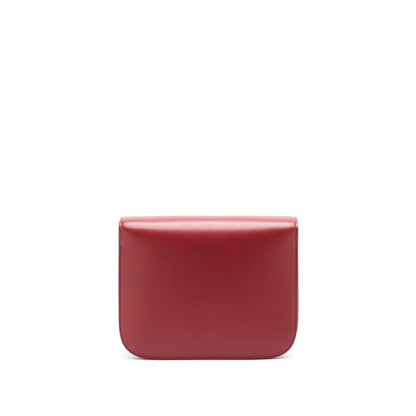 Celine Medium Classic Box Purse red