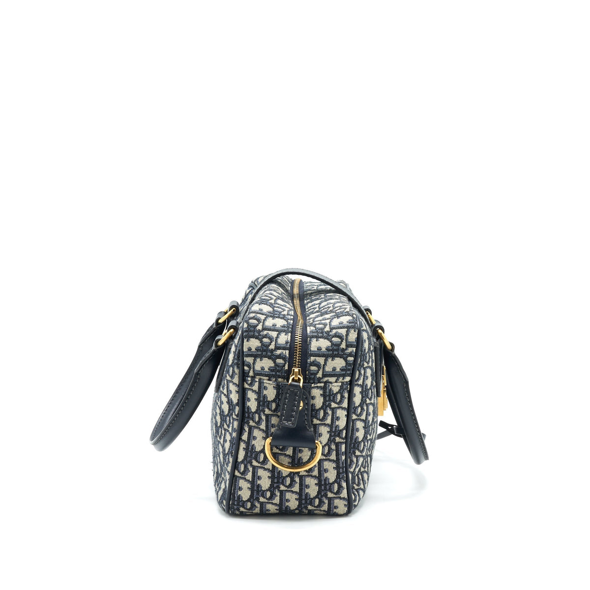 Dior Oblique Collection Blue Monogram Canvas Tote Purse Rovelle Bags
