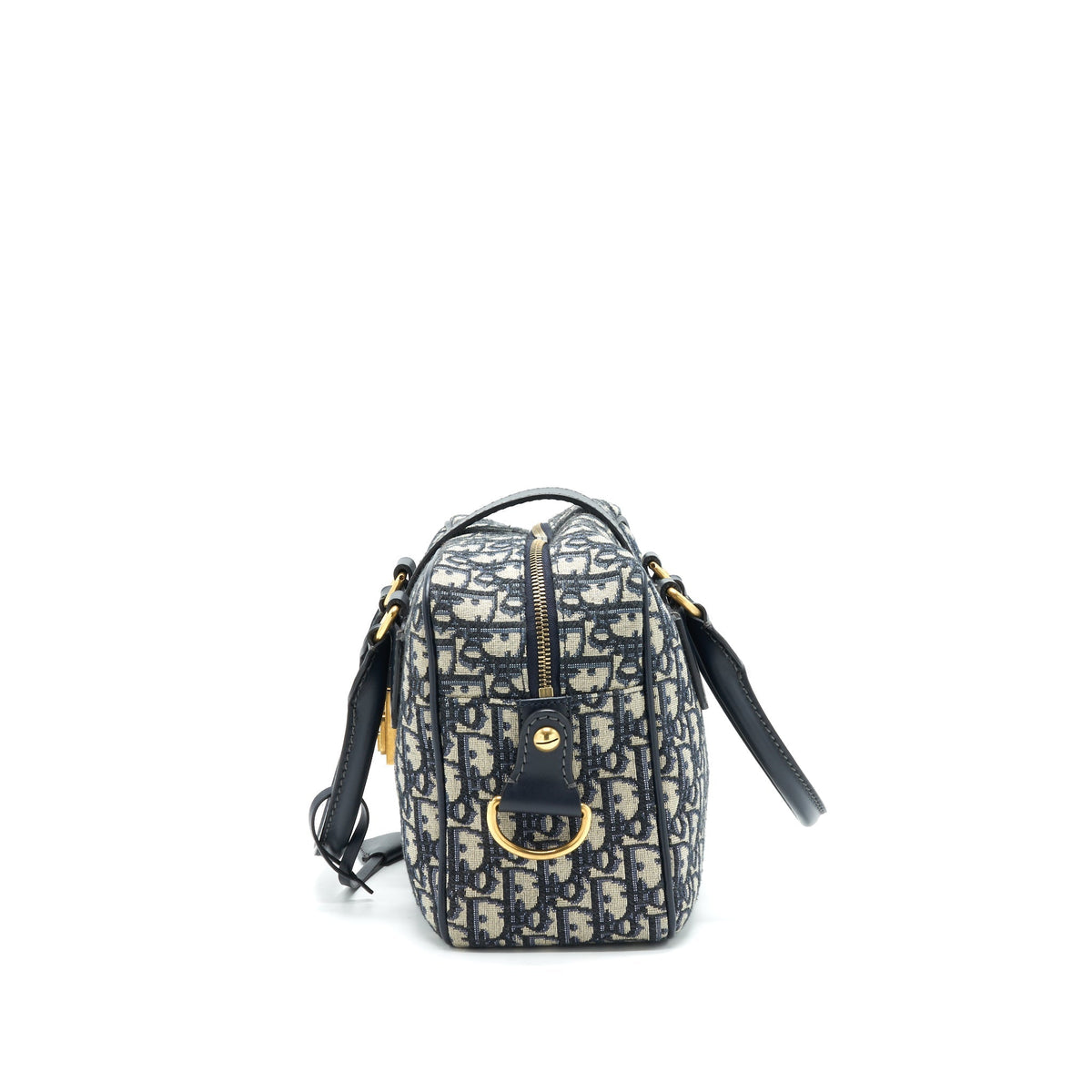 Dior Oblique Collection Blue Monogram Canvas Tote Purse Rovelle Bags