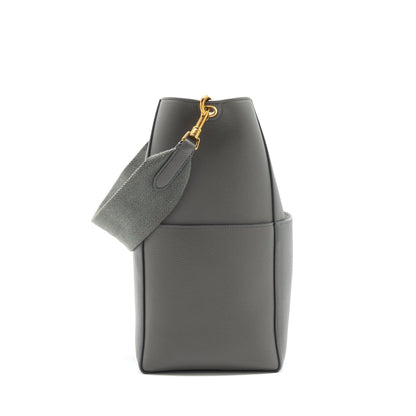 Celine Sangle Bucket Purse grey