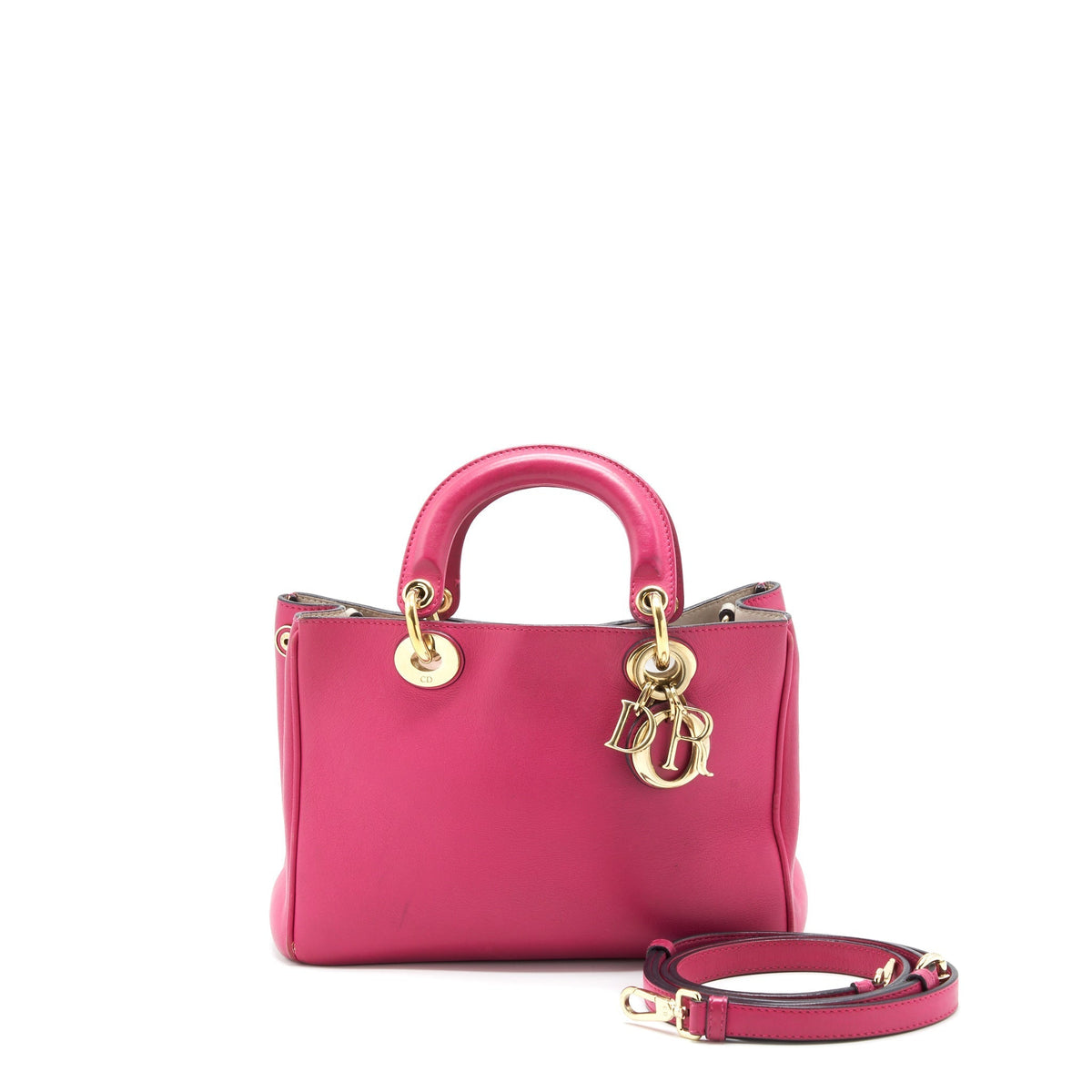 Dior Diorissimo Mini Tote Purse Pink Rovelle Bags