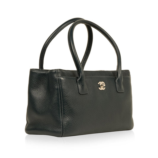 Chanel Timeless Leather Silver Tote Bag Rovelle Bags