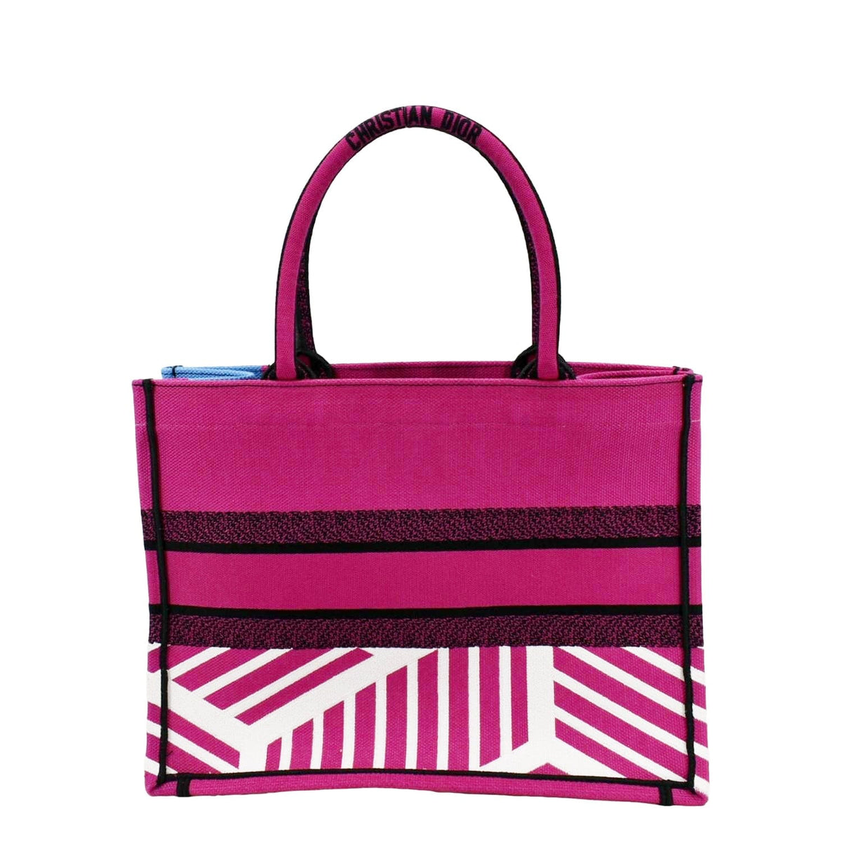 CHRISTIAN DIOR Butterfly Book Canvas Tote bag Pink Rovelle Bags