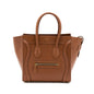 Celine Micro Luggage Purse Calfskin Brown