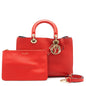 Dior Diorissimo Tote Purse Red Rovelle Bags
