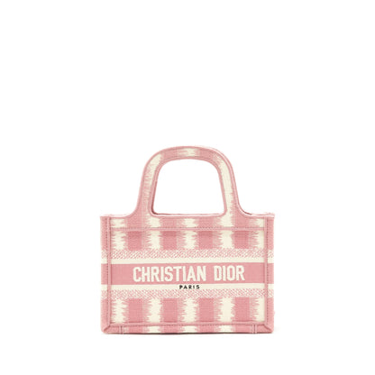 Dior Book Tote Mini Purse Pink/White Rovelle Bags