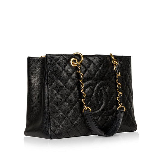 Chanel Timeless Caviar Black Tote Bag Style 11 Rovelle Bags
