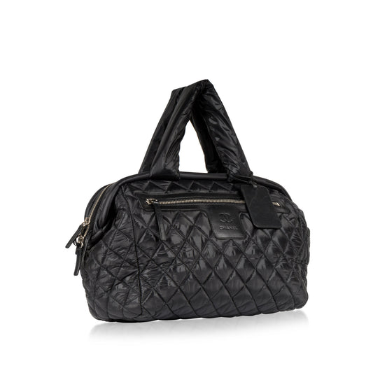Chanel Shopping Tote Quilted Black Tote Bag Style 5 Rovelle Bags