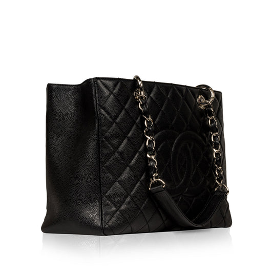 Chanel Timeless Caviar Black Tote Bag Style 41 Rovelle Bags