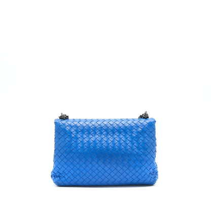 Bottega Veneta Olympia Purse Small Blue