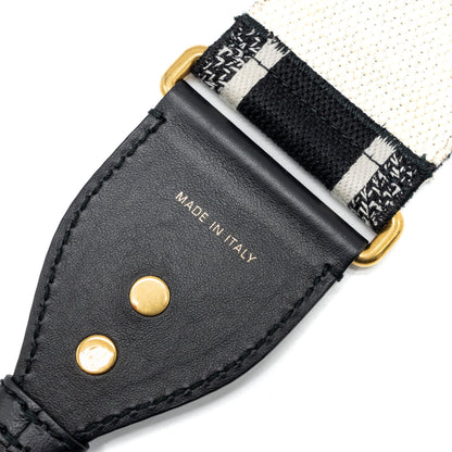 Dior Shoulder Strap Oblique Canvas Black Rovelle Bags