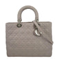 CHRISTIAN DIOR Lady Dior Large Quilted Leather Shoulder Bag Pink Rovelle Bags