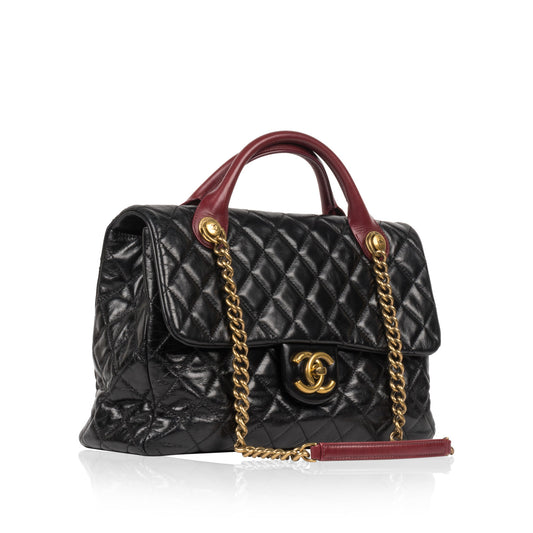 Chanel Timeless Leather Black Handbag Style 3 Rovelle Bags