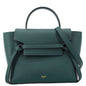 CELINE Micro Belt Grained Leather Shoulder Bag Green