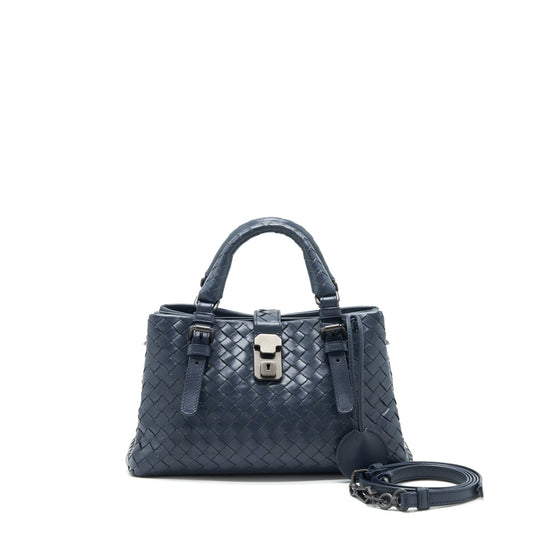 bottega Veneta Mini Roma blue Calfskin Purse
