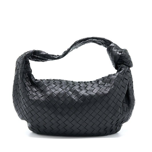 Bottega Veneta Jodie Lambskin Black