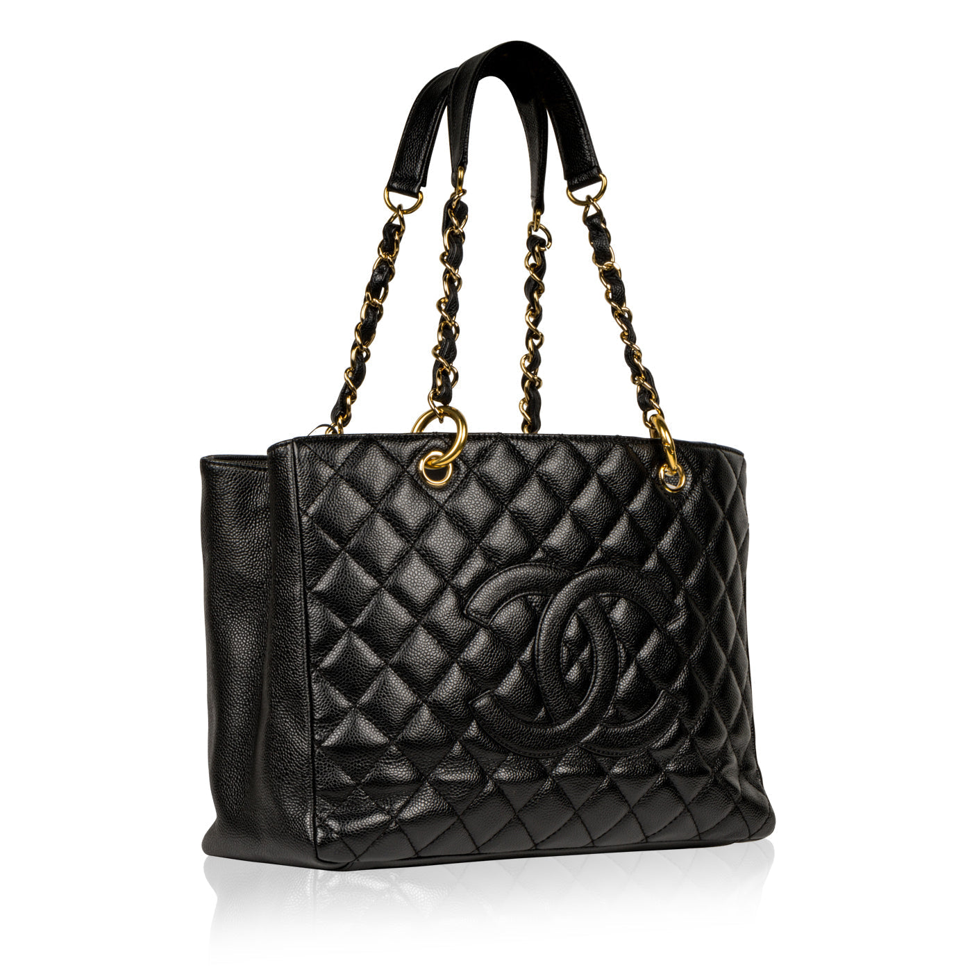 Chanel Timeless Caviar Black Tote Bag Style 12 Rovelle Bags